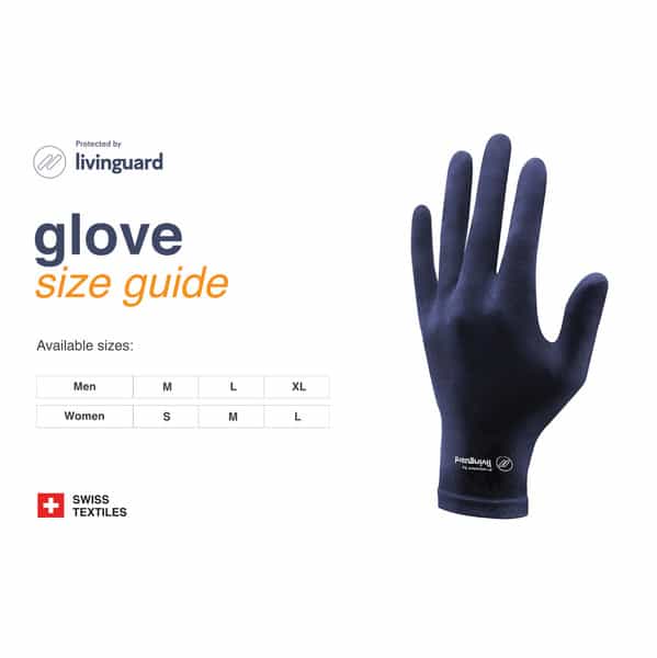 Livinguard Street Gloves | Touchscreen Compatible | Washable & Reusable | Cotton - Women's Small