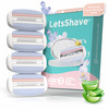Letsshave Evior 3 Sensitive Blade Refills/Cartridges-Pack Of 4