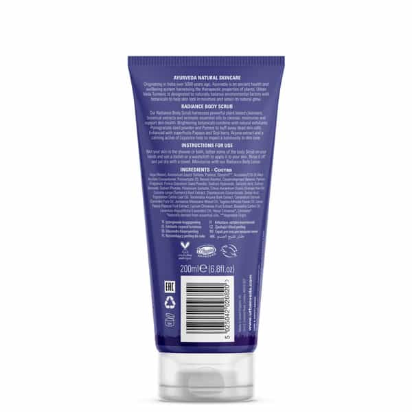 Urban Veda Radiance Ayurvedic Turmeric Body Scrub 200 Ml