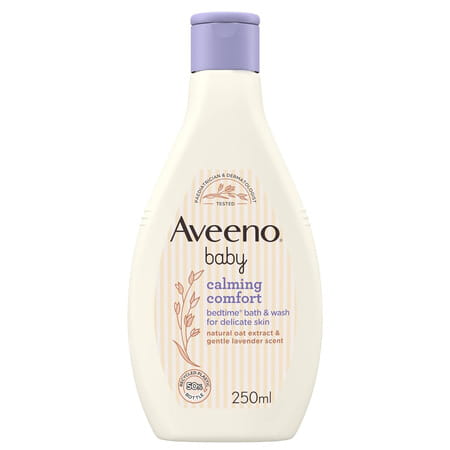 Aveeno Baby Calming Comfort Bedtime Bath & Wash 250 Ml