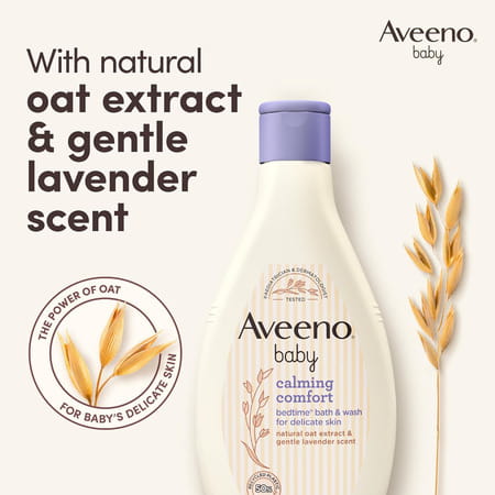 Aveeno Baby Calming Comfort Bedtime Bath & Wash 250 Ml