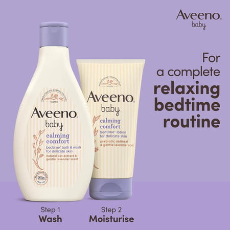 Aveeno Baby Calming Comfort Bedtime Bath & Wash 250 Ml