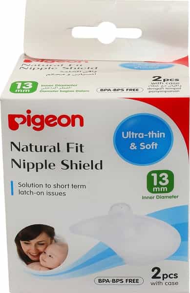 Pigeon Natural Fit Silicone Nipple Sheld L (13Mm) 2Pc