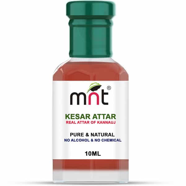 Mnt Kesar Attar For Unisex Long Lasting & Alcohol Free (10Ml)(Natural)
