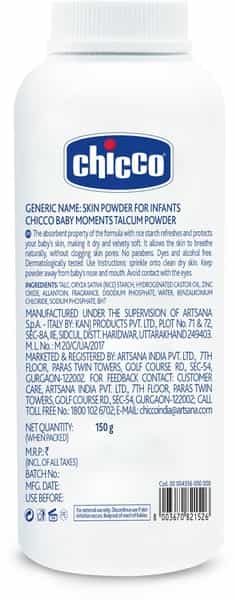 Chicco Baby Talcum Powder - 150G