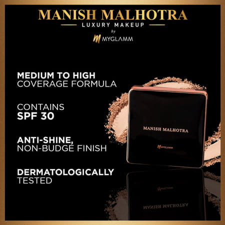 Myglamm Manish Malhotra Beauty Skin Awakening Compact-Warm Caramel