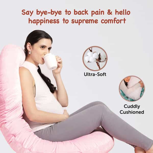 Femzy Pregnancy & Breastfeeding Pillow (Pink) 2500G