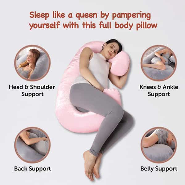 Femzy Pregnancy & Breastfeeding Pillow (Pink) 2500G