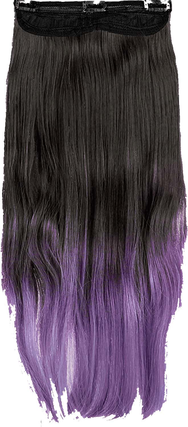 Streak Street Argyle Purple Ombre Hair Extensions