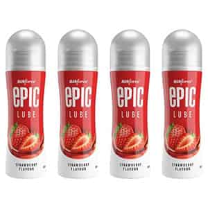 Manforce Epic Strawberry Flavored Lube 60 Ml X Pack Of 4