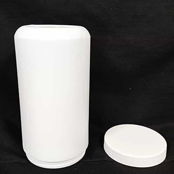 Patco - 1000Ml White Hdpe Empty Bottle For Capsules & Tablets - For Ayurvedic Powder Storage (6 Pcs)