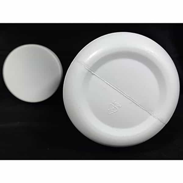 Patco - 1000Ml White Hdpe Empty Bottle For Capsules & Tablets - For Ayurvedic Powder Storage (6 Pcs)