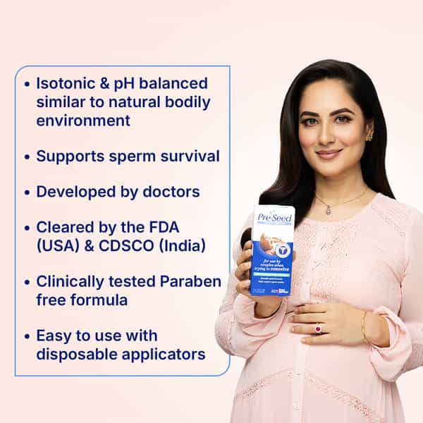 Pre-Seed Fertility Lubricant Paraben Free Gel For Couples Trying To Conceive 40G Tube + 9 Applicator