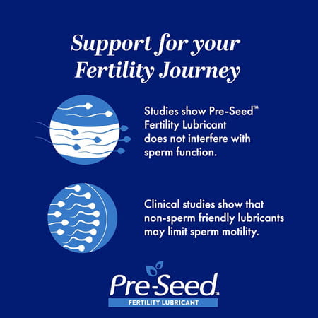 Pre-Seed Fertility Lubricant Paraben Free Gel For Couples Trying To Conceive 40g Tube + 9 Applicator