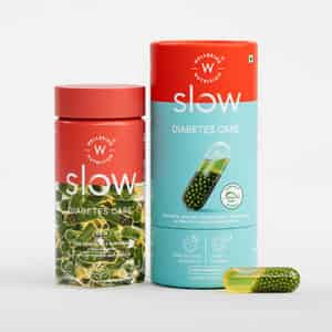 Wellbeing Nutrition Slow Diabetes Care With Clinically Proven | 60 Veg Capsules
