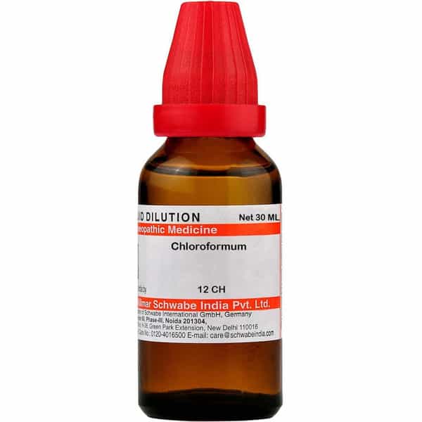 Dr. Willmar Schwabe India Chloroformum 12 Ch (30Ml) Pack Of 2