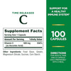 Nature's Bounty Time Released Vitamin C | Immune Support | Vitamin Supplement | 500Mg | 100 Capsules