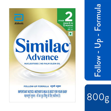 Similac Advance Stage 2 Infant Formula Food (6 To 12 Months) Large Pack 800 Gm
