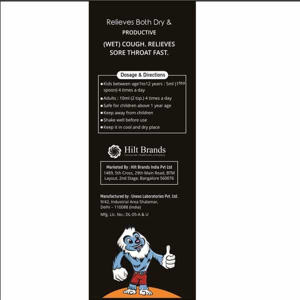 Bibo Cough Syrup - Premium Ayurveda - 20+ Herbs And Honey - 100Ml Bottle