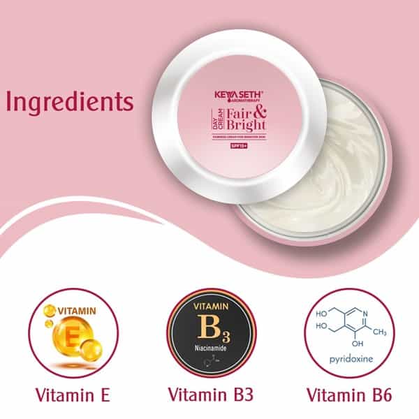 Keya Seth Aromatherapy Fair & Bright Day Cream For Brighter Skin Spf 15+50Gm