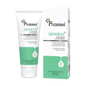 Fixderma Dewrav Barrier Repair Face Moisturizer|peptide & Mango Butter |restores Skin Barrier | 50gm