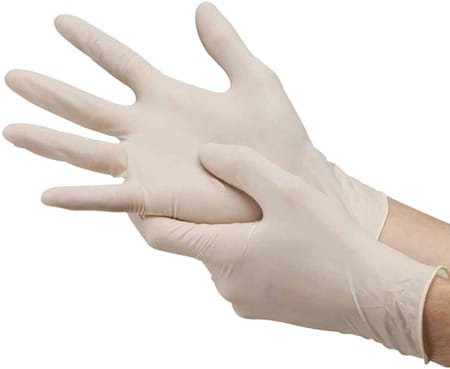 Latex Examination Gloves 100 Large