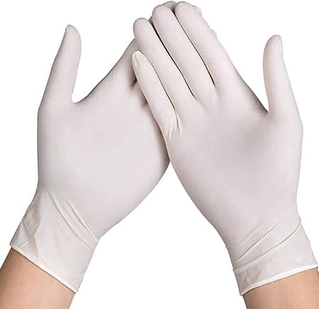 Latex Examination Gloves 100 Large