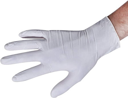 Latex Examination Gloves 100 Large