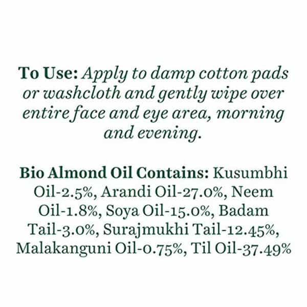 Biotique Bio Almond Oil Soothing Face & Eye Make Up Cleanser 120Ml