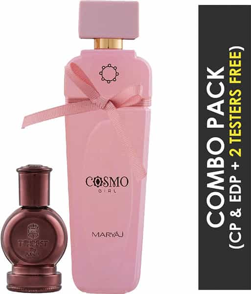 Ajmal Tempest Cp Alcohol-Free Attar 12Ml For Unisex And Maryaj Cosmo Girl Edp 100Ml For Women