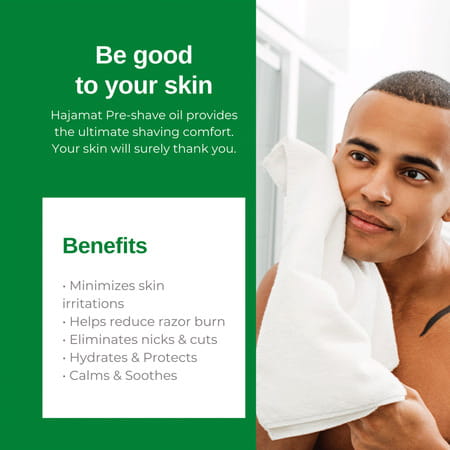 Hajamat Ultra-Comfort Pre-Shave Oil Infused With 9 Natural Oils