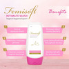 Femisoft Intimate Wash 100 Ml | With Aloe & Red Berry | Alcohol Free (Pack Of 3)
