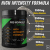 Electrofizz Pre-Workout Supercharge For Energy Power & Laser Focus - Green Apple Flavour