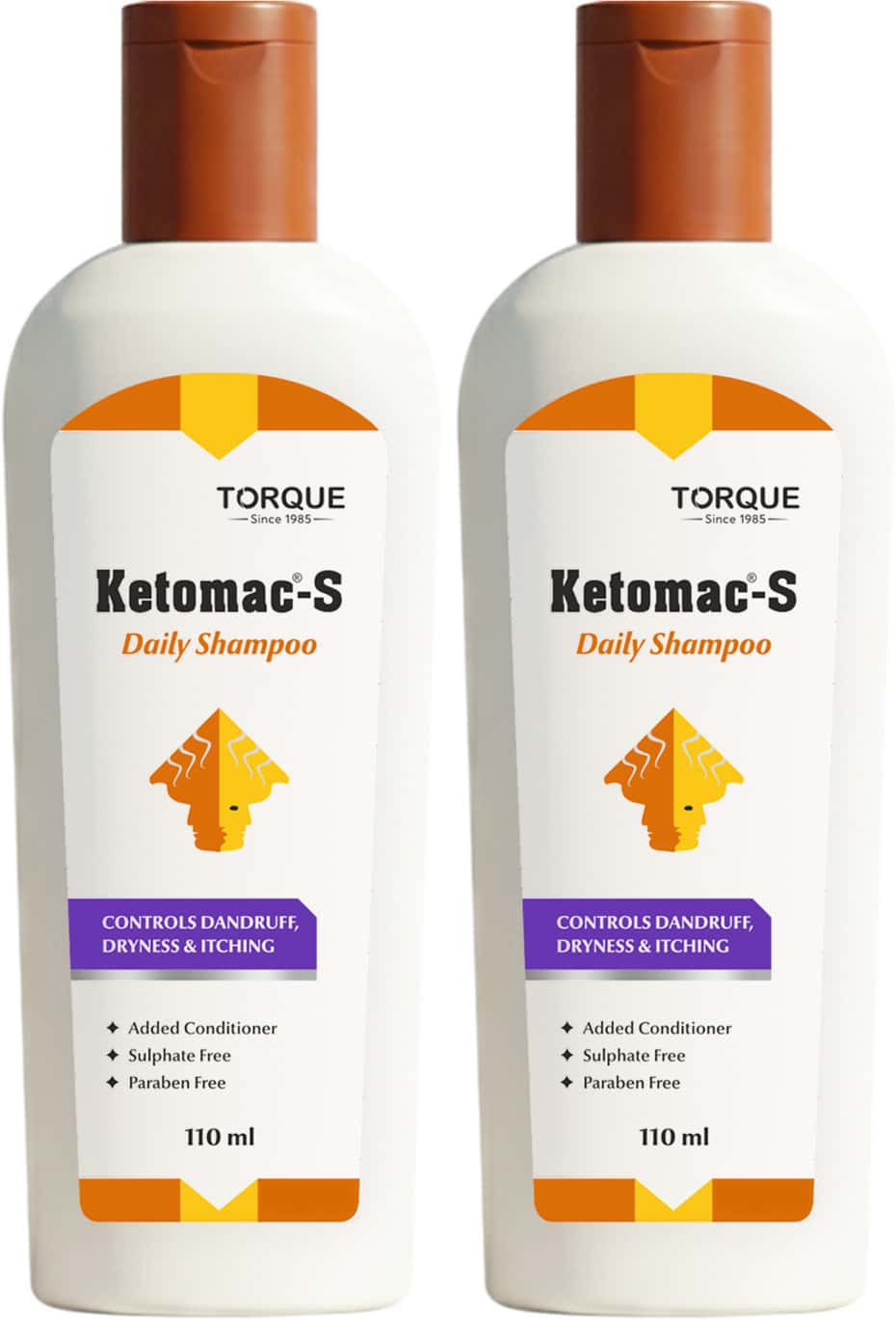 Ketomac-s Anti-dandruff Shampoo With Selenium Sulfide & Conditioner 110 Ml (pack Of 2)