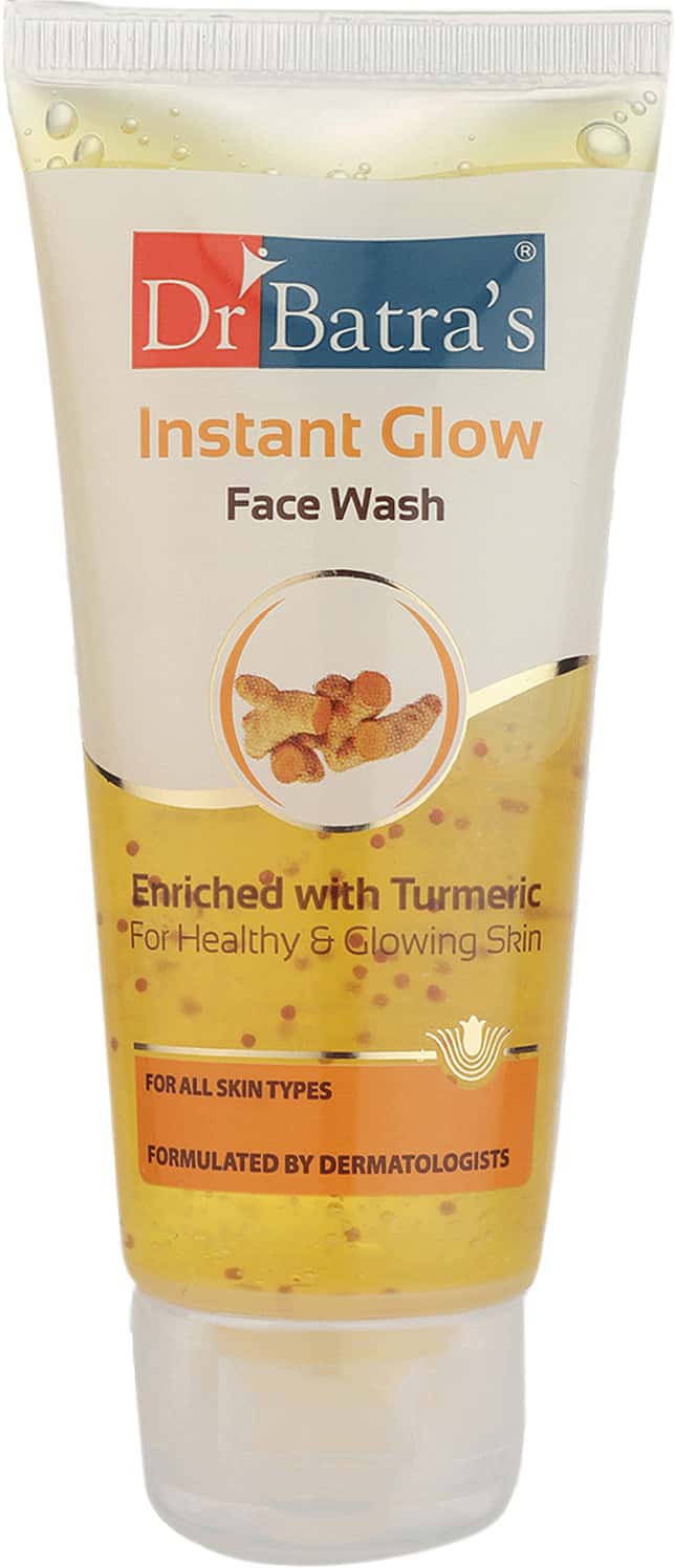 Dr Batra'S Instant Glow Face Wash Enriched With Tumeric For Healthy & Glowing Skin - 50 Gm