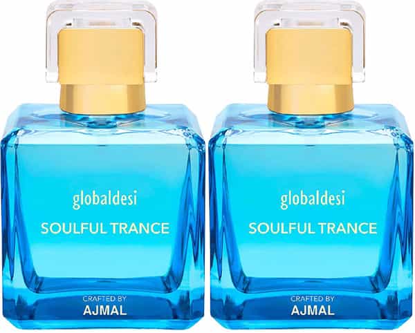 Global Desi Soulful Trance Pack Of 2 Eau De Parfum 50Ml For Women Crafted By Ajmal