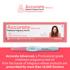 Accurate Advanced - One Step Midstream Urine Hcg Pregnancy Test Kit Device