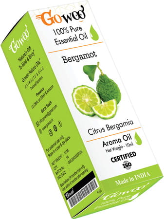 Go Woo 100% Pure & Virgin Bergamot Oil 10 Ml