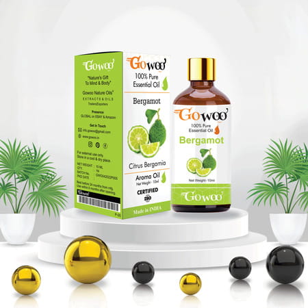 Go Woo 100% Pure & Virgin Bergamot Oil 10 Ml