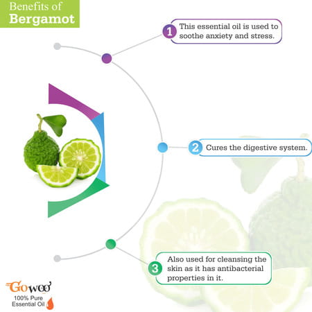 Go Woo 100% Pure & Virgin Bergamot Oil 10 Ml