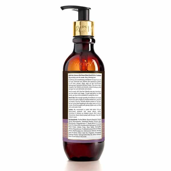 Wow Skin Science Onion Conditioner | Red Onion Seed Oil Extract, Black Seed Oil & Vitamin B5, 250 Ml