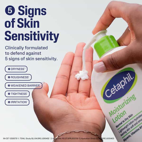 Cetaphil Moisturising Lotion | Normal To Combination Sensitive Skin | 473 Ml