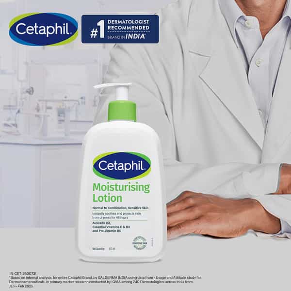 Cetaphil Moisturising Lotion | Normal To Combination Sensitive Skin | 473 Ml