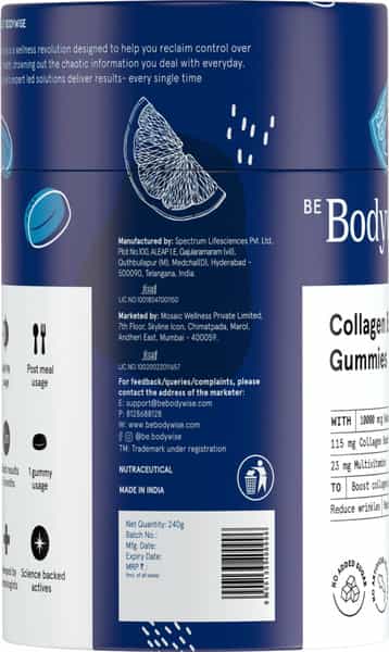 Be Bodywise Collagen Builder Gummies 60N