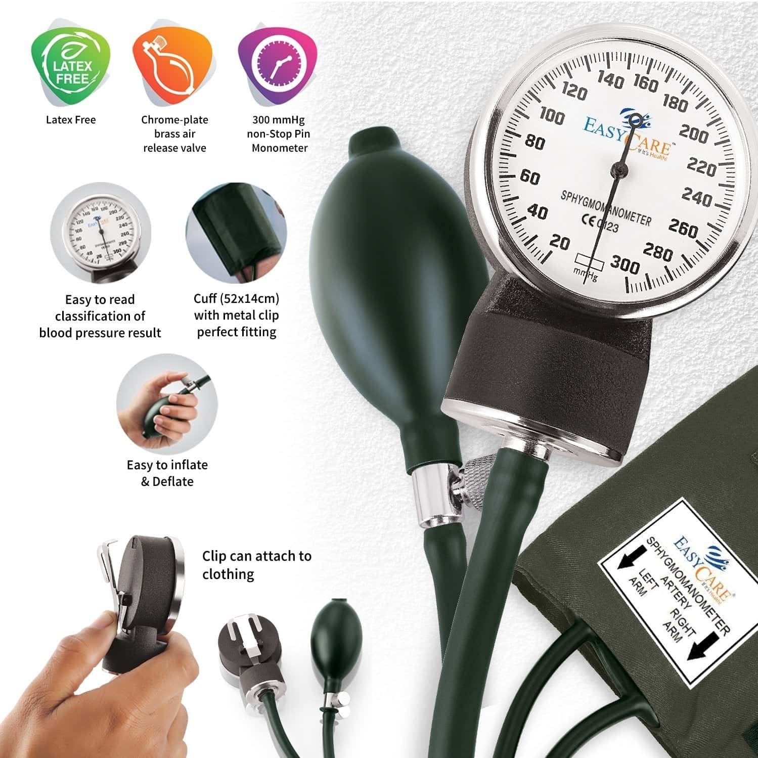 Buy EASYCARE GERMAN TECH.SPHYGMOMANOMETER _BLOOD PRESSURE MONITOR