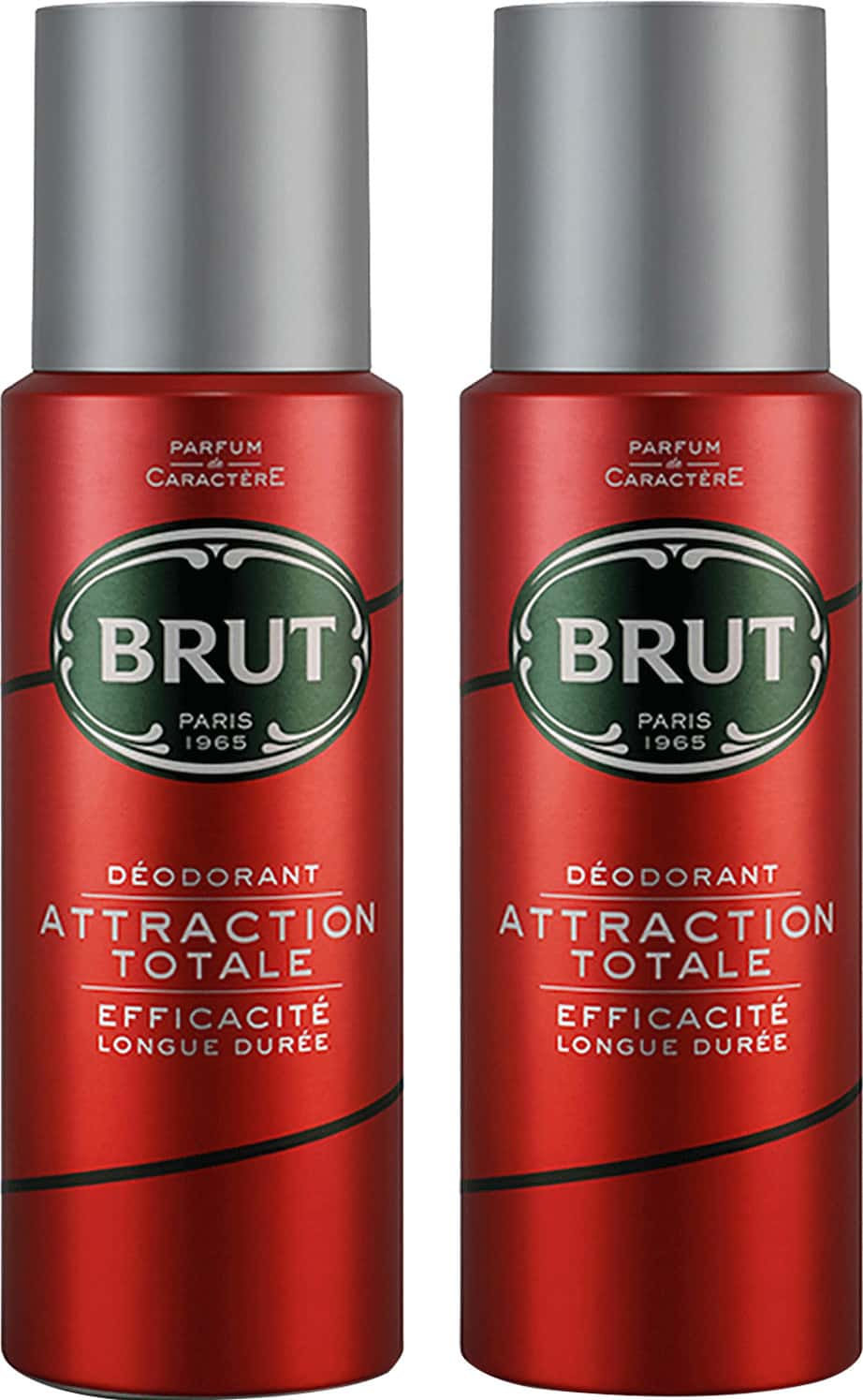 Brut Attraction Totale Deodorant Spray For Men Long-Lasting Fragrance 200 Ml (Pack Of 2)