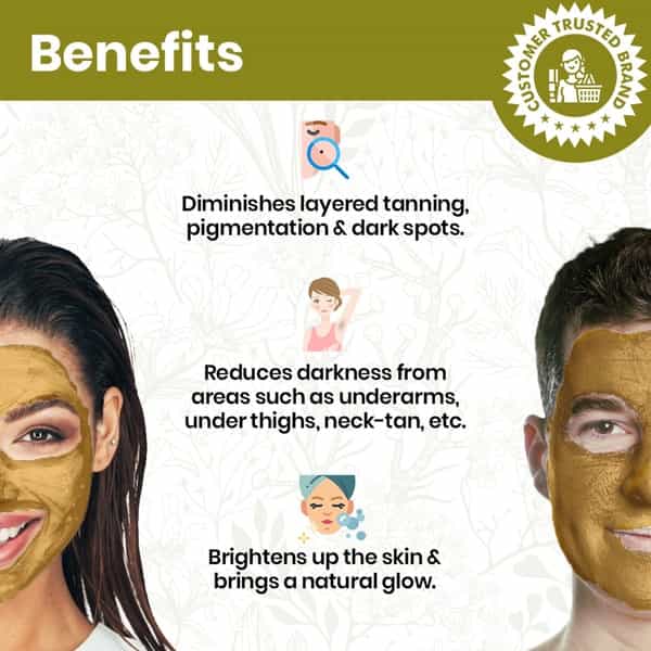 Tnw The Natural Wash Skinfix Ayurvedic De-Tan And De-Pigmentation Pack - 120 Gm
