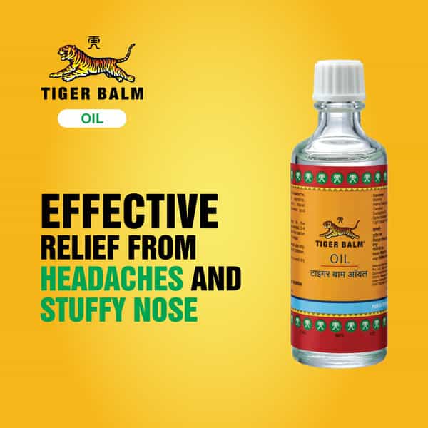 Tiger Balm Oil |Ayurvedic Pain Relief Oil 28Ml