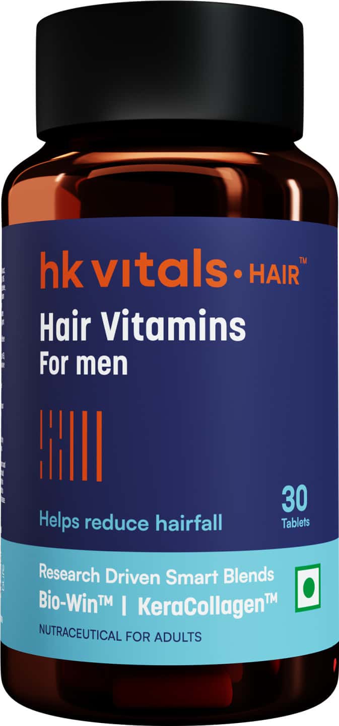 Hk Vitals Hair Multivitamin With Dht Blockers | Omega & Biotin | 30 Multivitamin Tablets