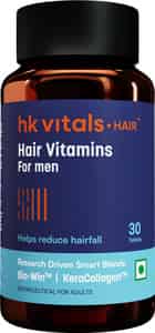 Hk Vitals Hair Multivitamin With Dht Blockers | Omega & Biotin | 30 Multivitamin Tablets